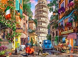 Streets Of Pisa - Vermont Christmas Company puzzle collectible [Barcode 819273023582] - Main Image 2