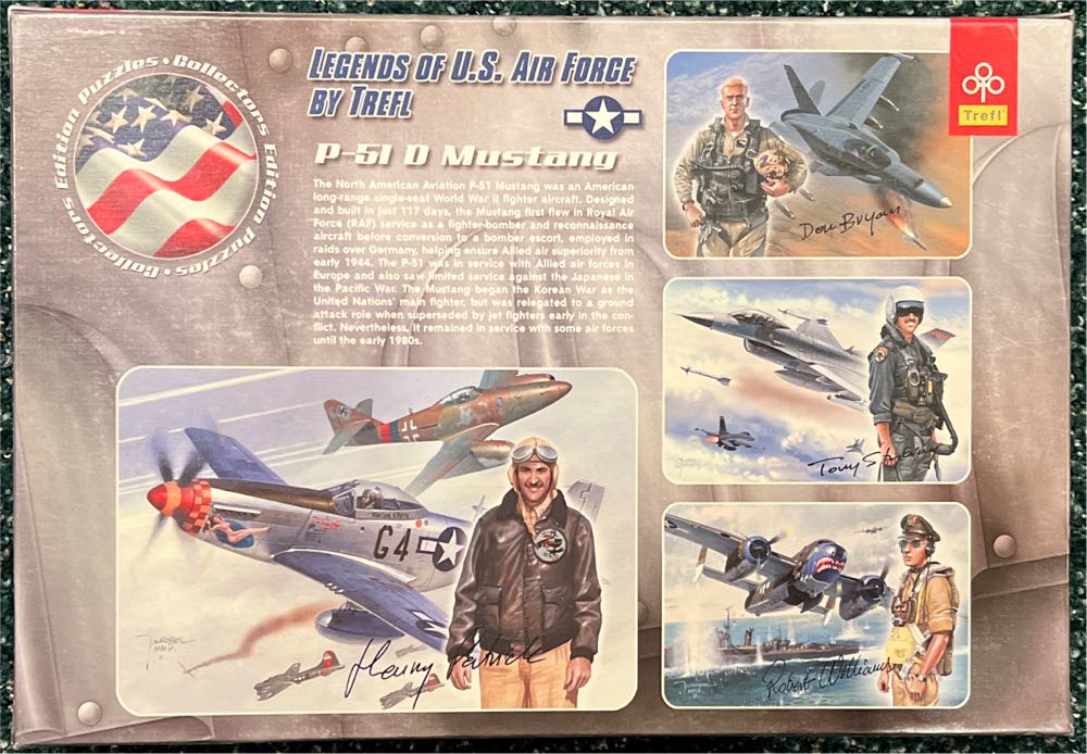 Legends Of U.S. Air Force - P-51 D Mustang-NEW! - Trefl puzzle collectible [Barcode 5900511102406] - Main Image 2