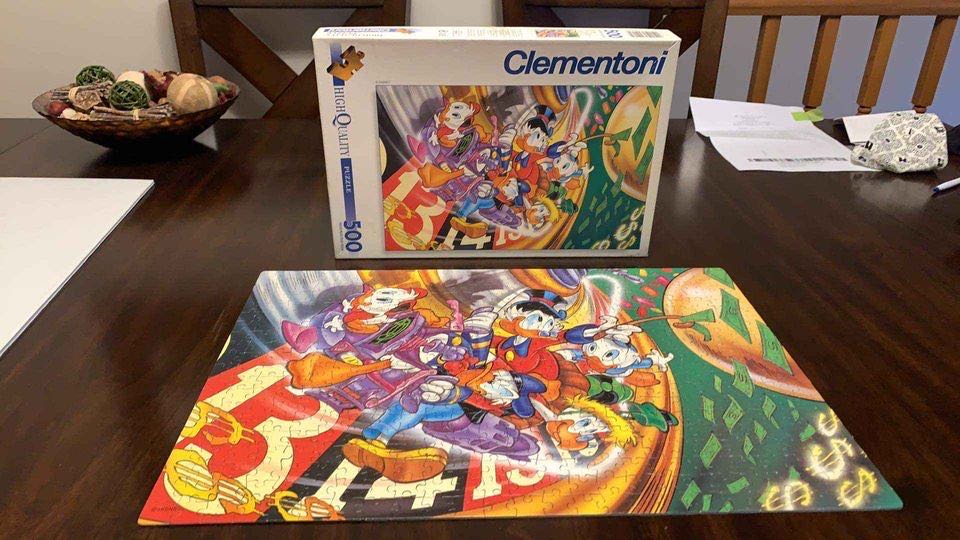 Walt Disney 11 Gioco E L’azzardo - Clementoni puzzle collectible - Main Image 2