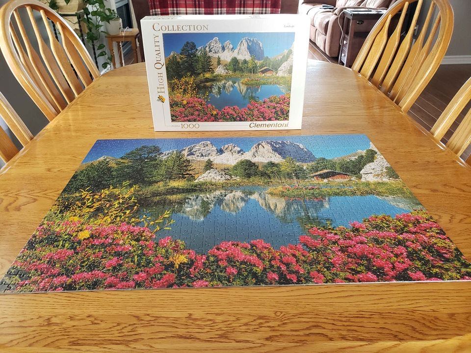 View Of Sassolungo - Clementoni puzzle collectible - Main Image 2