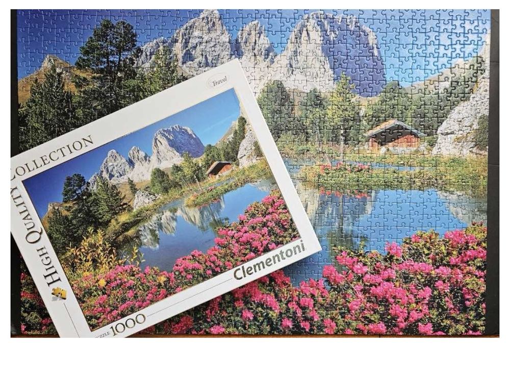 View Of Sassolungo - Clementoni puzzle collectible - Main Image 3