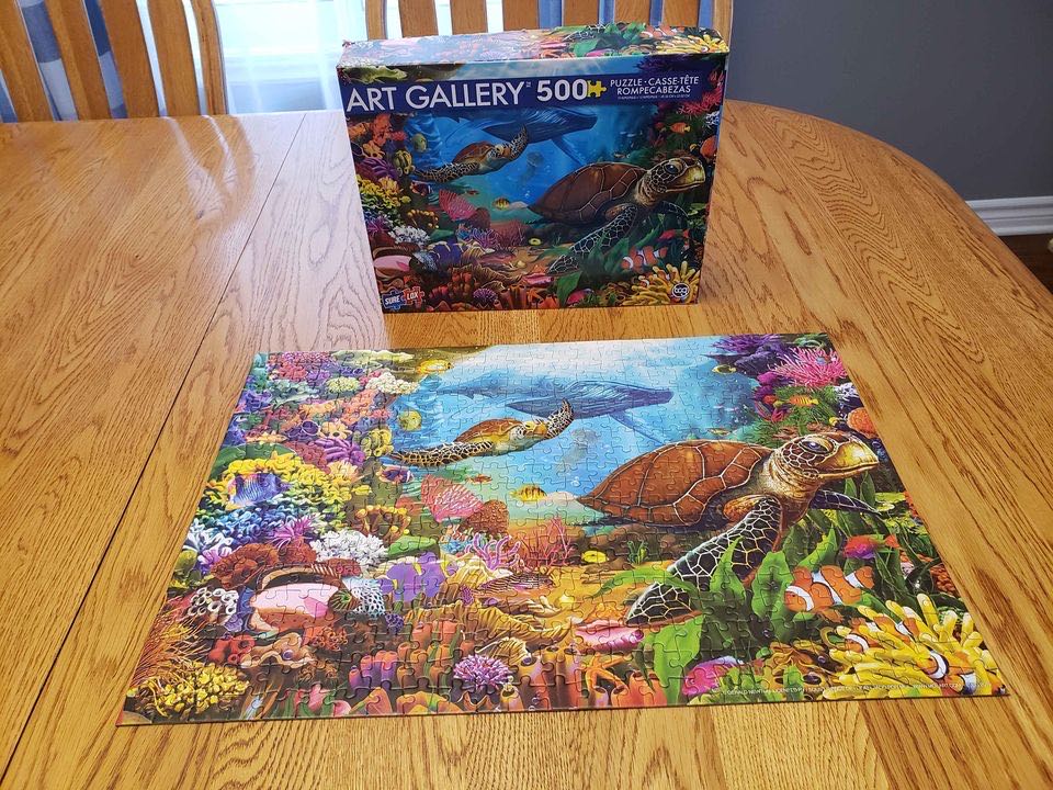 Turtle Voyage Ocean - Art Gallery puzzle collectible - Main Image 2