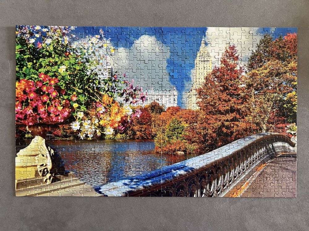 Central Park In Autumn - CraZArt puzzle collectible [Barcode 639277722034] - Main Image 2