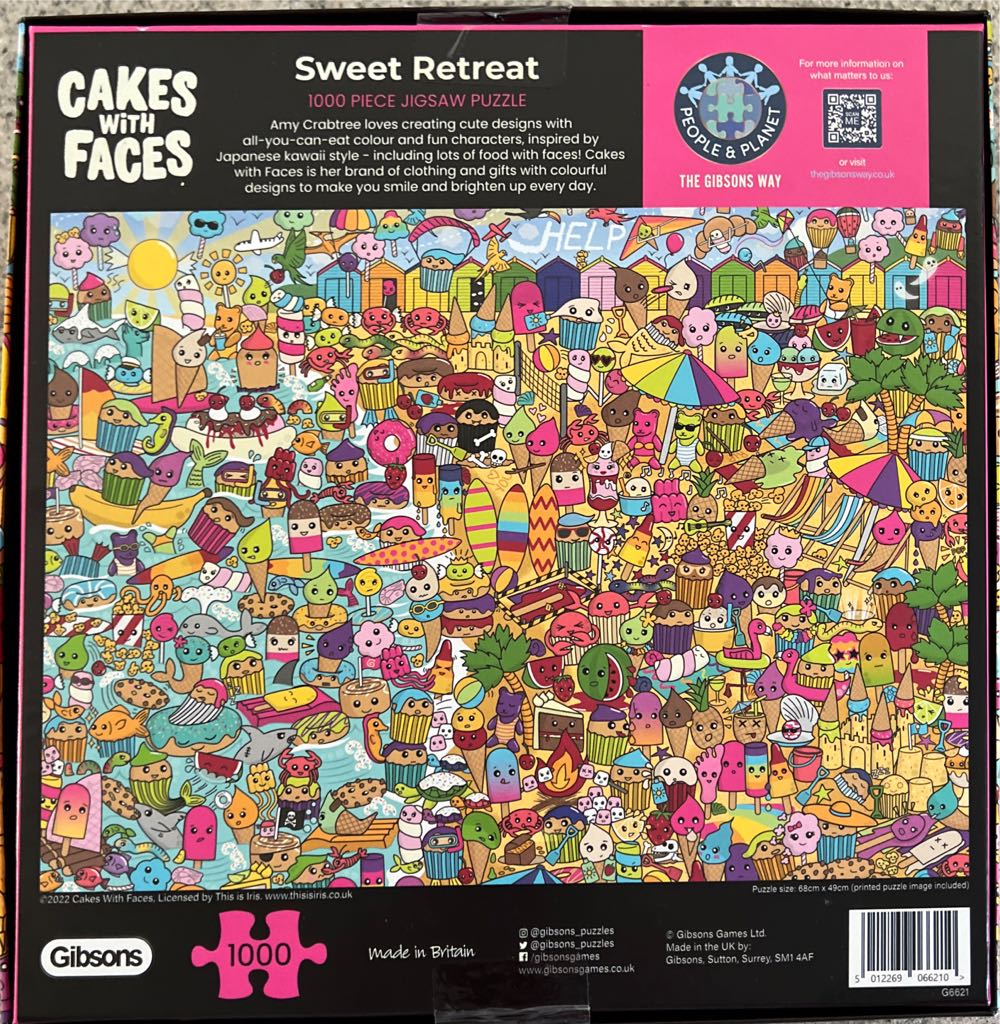 Sweet Retreat - Gibsons puzzle collectible [Barcode 5012269066210] - Main Image 2