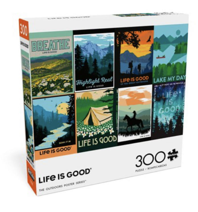 Life Is Good Outdoor Posters - Buffalo puzzle collectible - Main Image 1