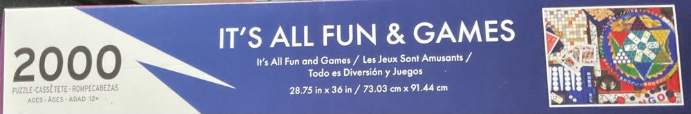 It’s All Fun And Games - Springbok puzzle collectible [Barcode 091683205172] - Main Image 2