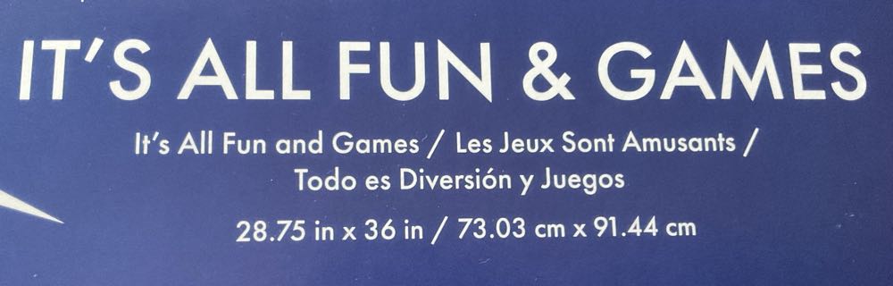 It’s All Fun And Games - Springbok puzzle collectible [Barcode 091683205172] - Main Image 4