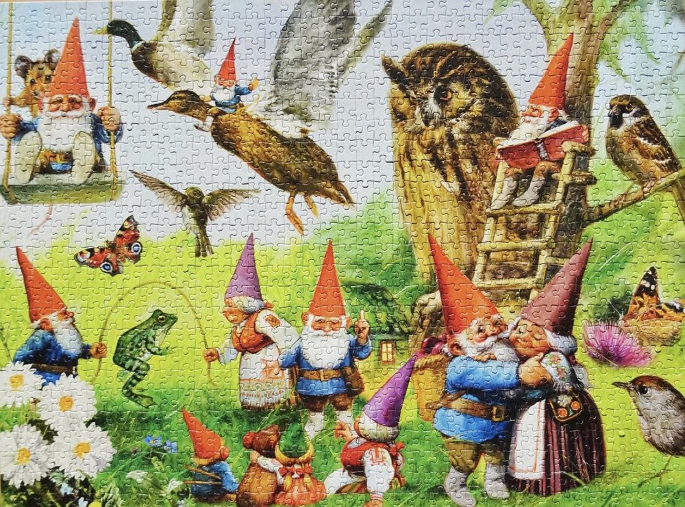 At the Forest with the Gnomes - Jumbo puzzle collectible [Barcode 8710126816660] - Main Image 3