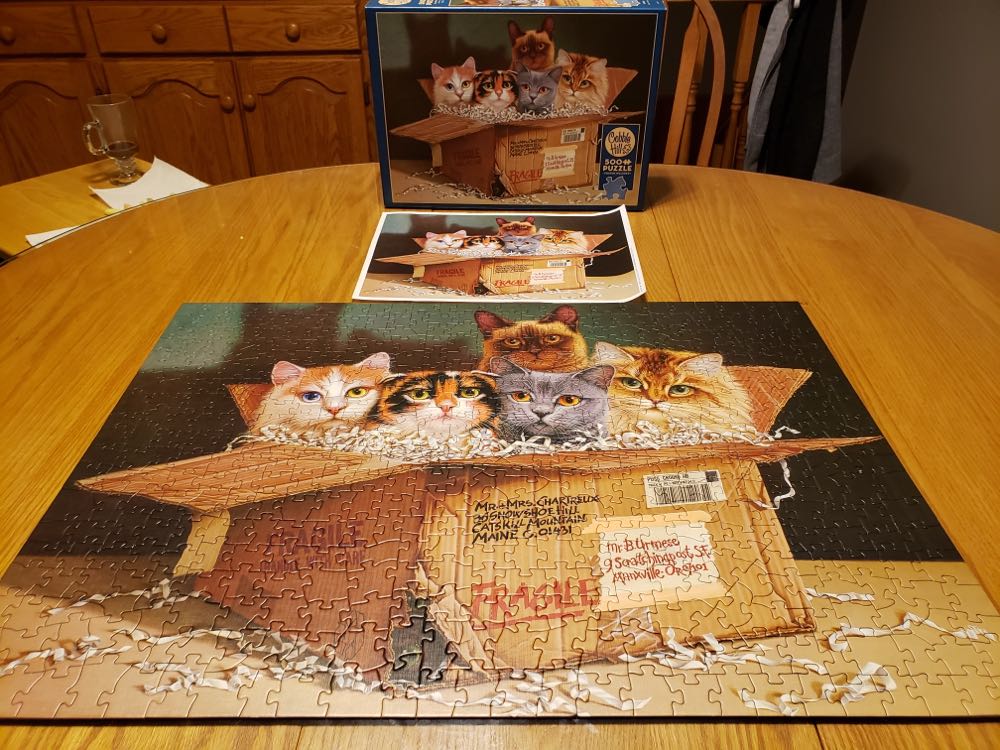 Special Delivery Cats - Cobble Hill puzzle collectible - Main Image 2
