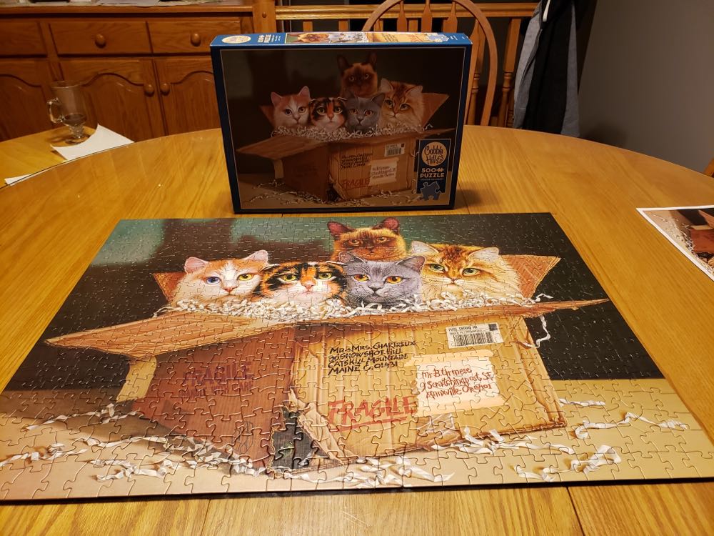Special Delivery Cats - Cobble Hill puzzle collectible - Main Image 3