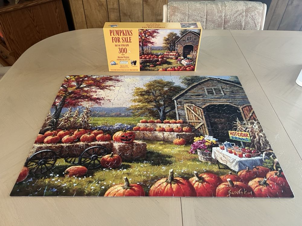 Pumpkins For Sale  - Bits & Pieces puzzle collectible [Barcode 796780417441] - Main Image 3