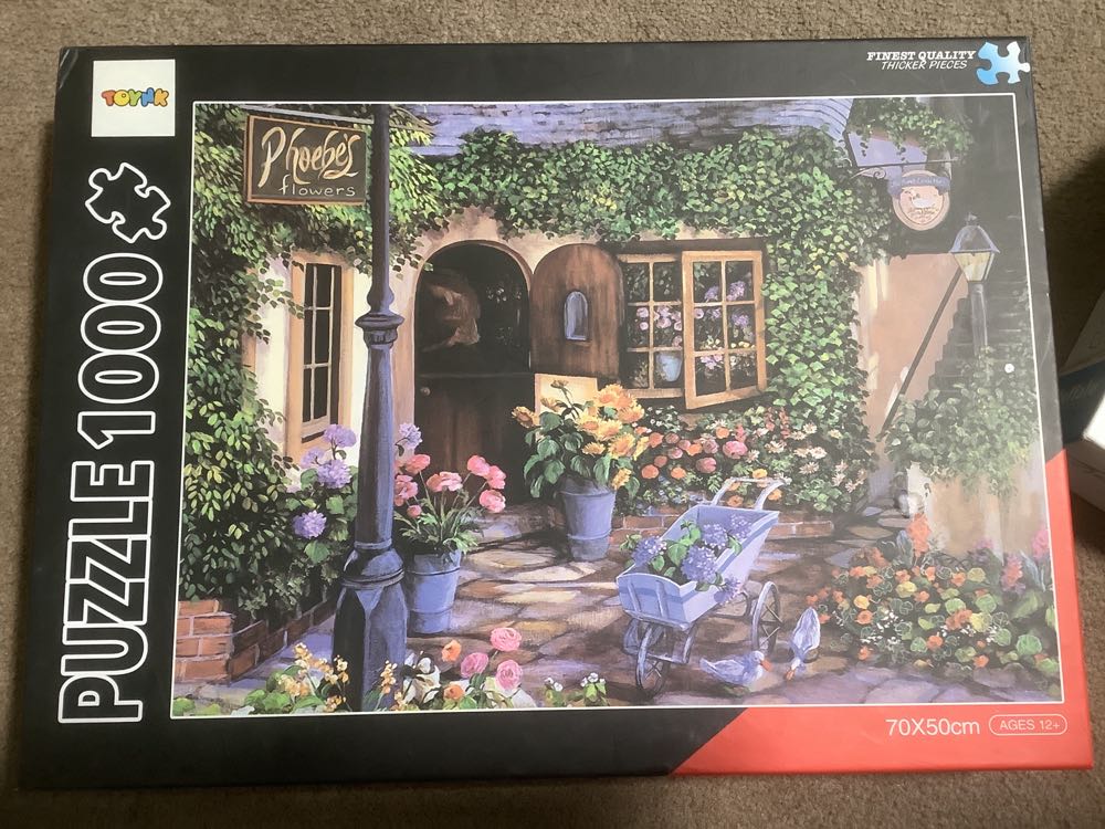 Phoebes Flowers Piece Jigsaw Puzzle  puzzle collectible [Barcode 849795071716] - Main Image 2