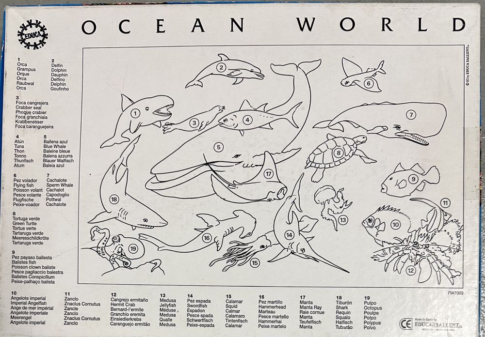 Ocean World - Educa puzzle collectible [Barcode 8411349071477] - Main Image 2