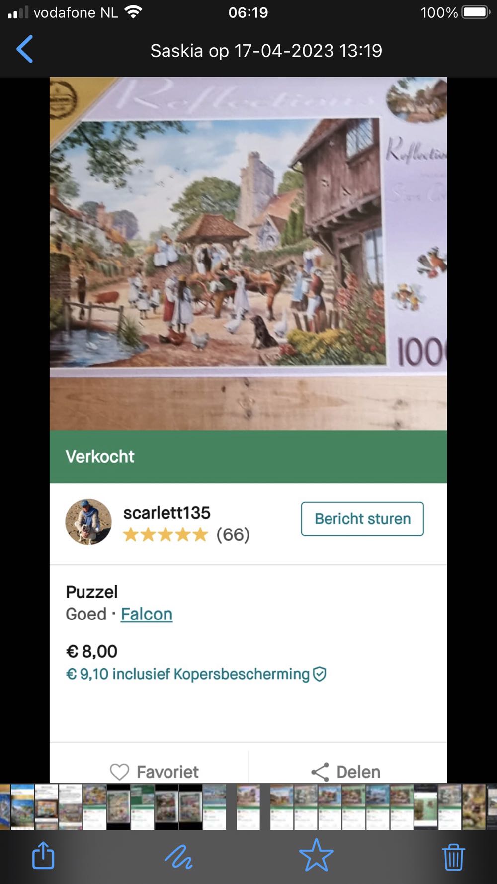 Village Wedding NNK NMOL - Falcon de luxe puzzle collectible - Main Image 3