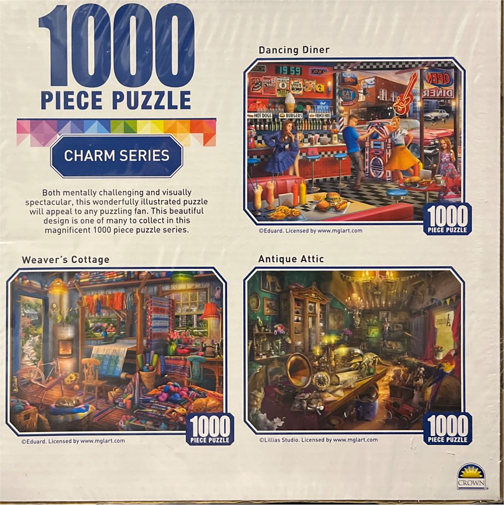 Dancing Diner - Crown Charm Series puzzle collectible [Barcode 9317762195907] - Main Image 2