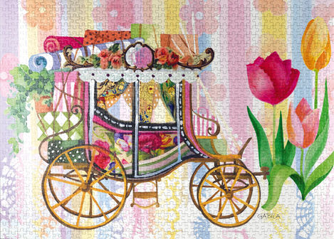 Lovely Times: Carriage - Heye Puzzle puzzle collectible [Barcode 4001689297800] - Main Image 3