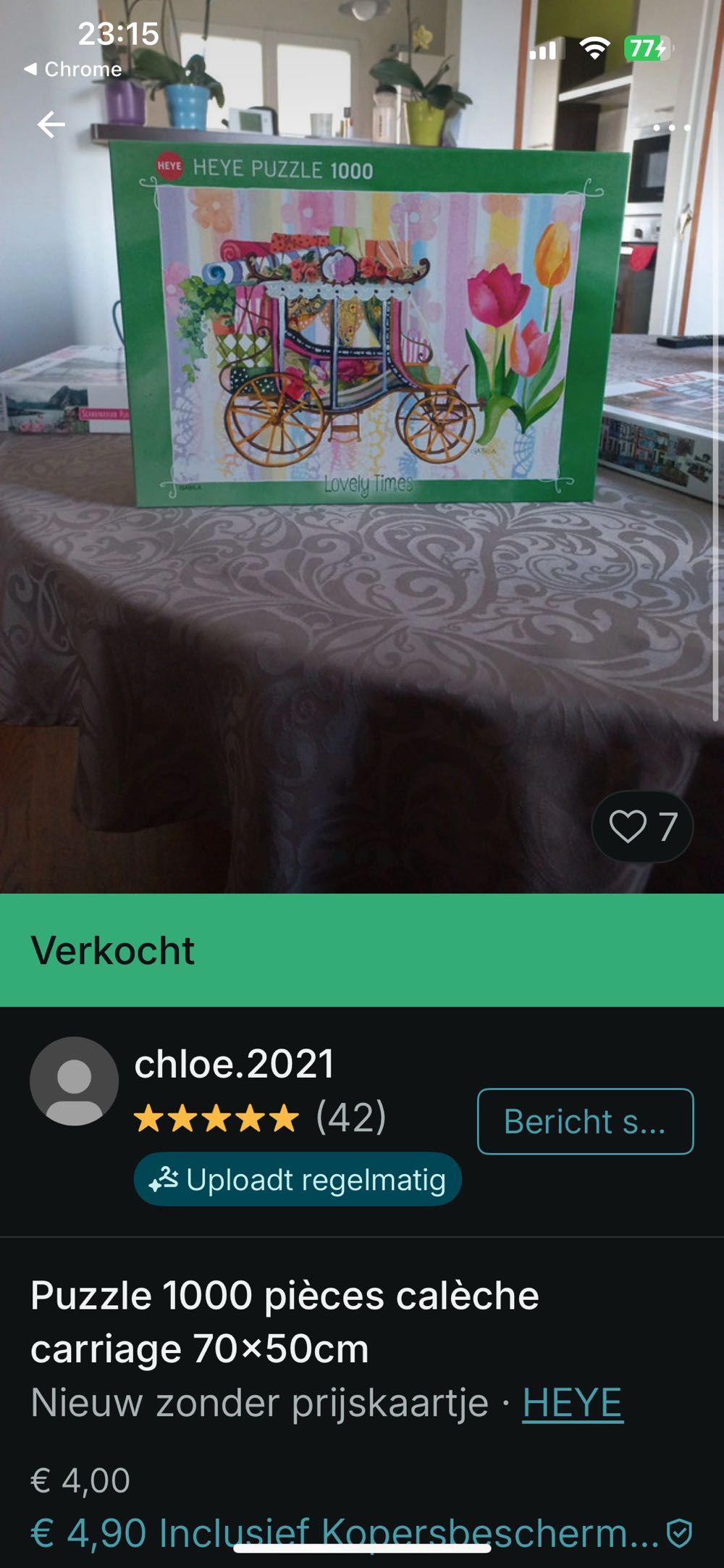 Lovely Times: Carriage - Heye Puzzle puzzle collectible [Barcode 4001689297800] - Main Image 4