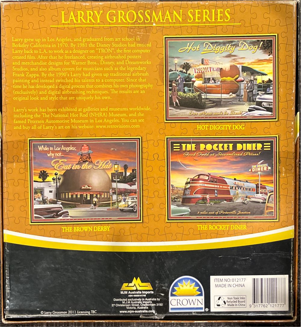 Hot Diggity Dog - MJM Australia puzzle collectible [Barcode 9317762121777] - Main Image 2