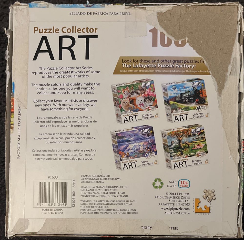 Steam Train At The Station - Puzzle Collector puzzle collectible [Barcode 9341102313492] - Main Image 2