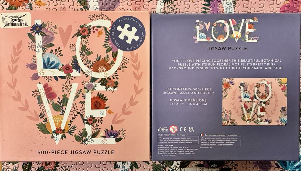 Love - Professor Puzzle puzzle collectible - Main Image 3