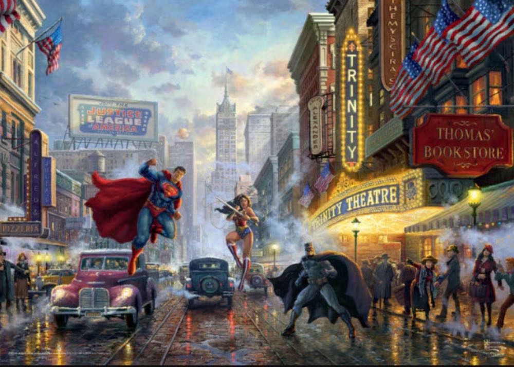 Batman, Superman’s And Wonder Woman - The Trinity I - Schmidt puzzle collectible [Barcode 4001504575892] - Main Image 2