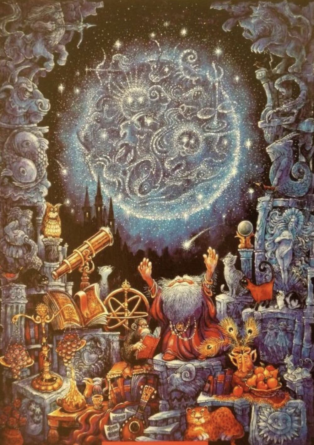 The Astrologer 🟦🇨🇦 - Educa puzzle collectible [Barcode 8412668180031] - Main Image 3