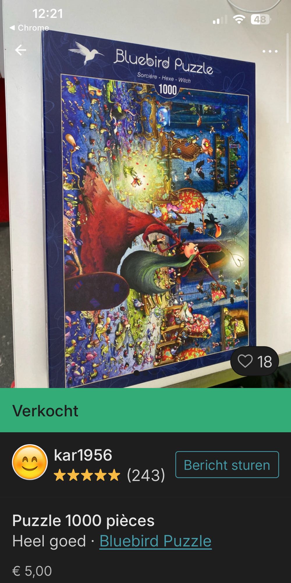 Hexe Witch - Bluebird Puzzle puzzle collectible [Barcode 3663384904301] - Main Image 4