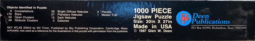 The Illustrated Milky Way: Sagittarius And Scorpius - Deen Publications puzzle collectible - Main Image 2