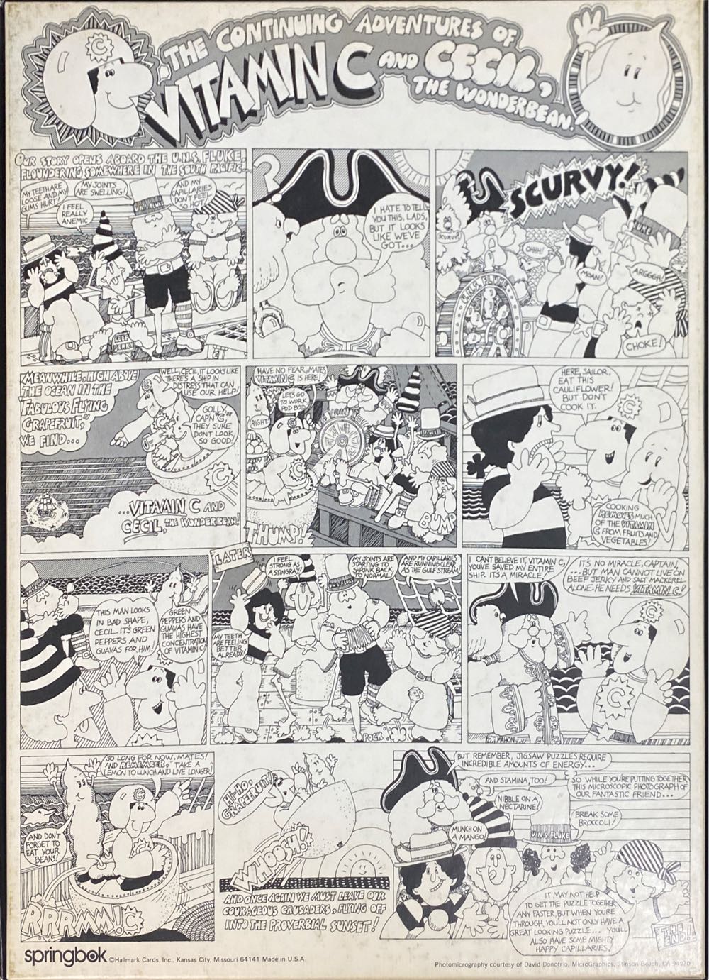 Microscopic Vitamin C - Springbok puzzle collectible - Main Image 2