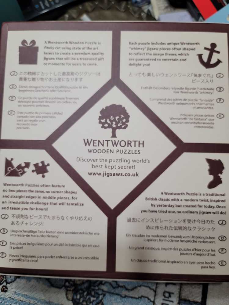 Christmas Village - Wentworth Wooden Puzzles puzzle collectible - Main Image 2