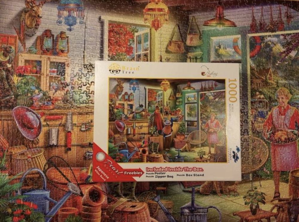 Fishing Shed BAC - Brain Tree puzzle collectible [Barcode 8906139540931] - Main Image 4
