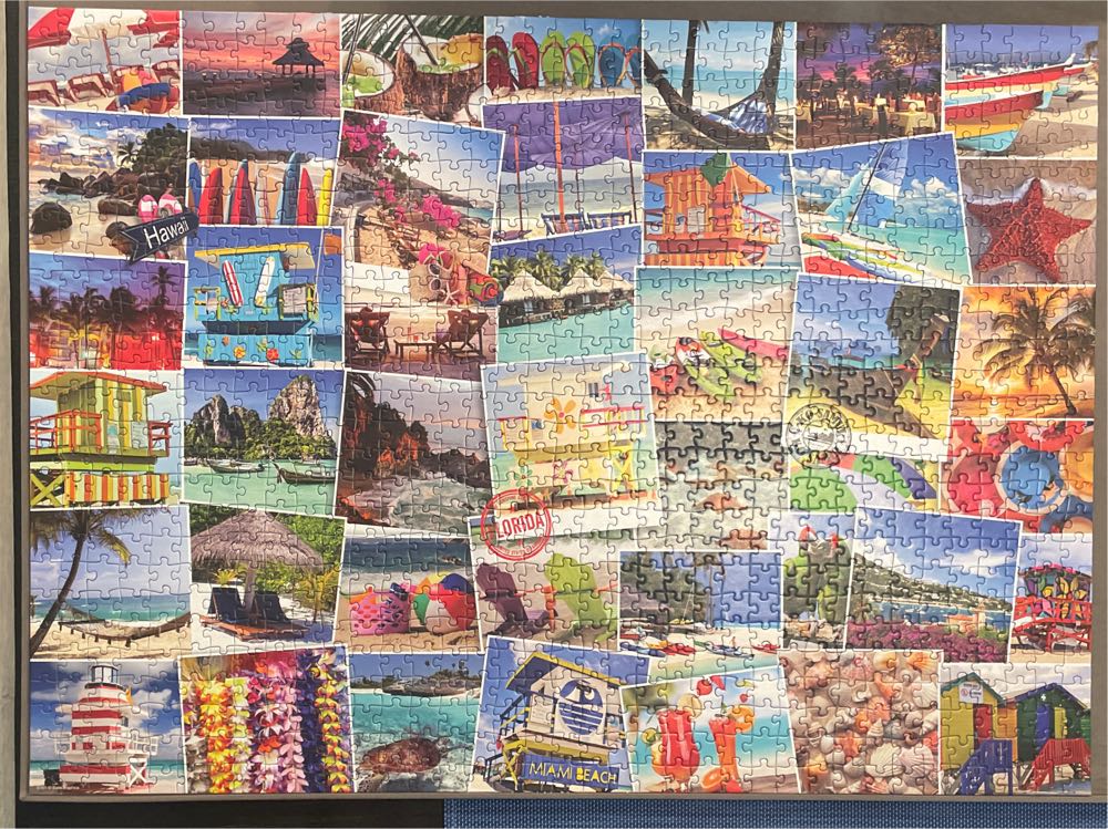 ZZ Globetrotter - Beaches - Eurographics 🇺🇸 puzzle collectible [Barcode 628136607612] - Main Image 2