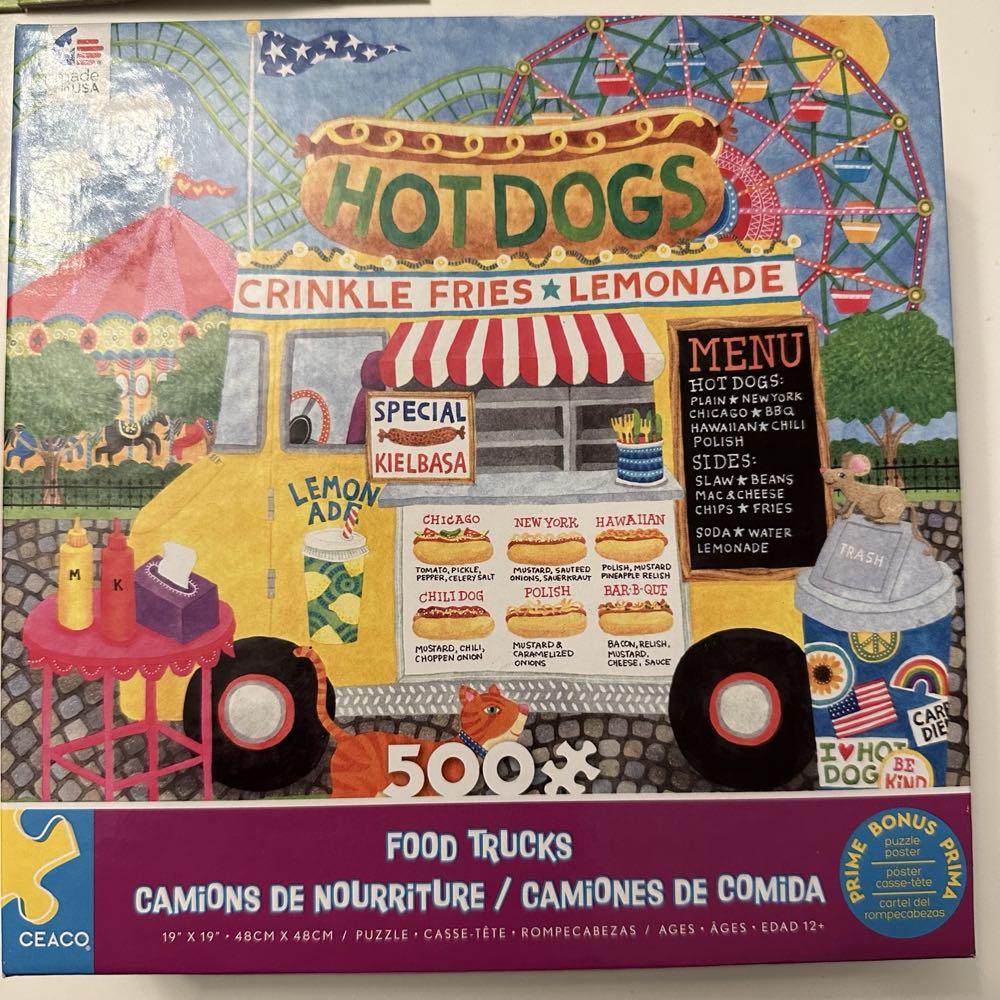 Ceaco - Hot Dog Truck - Ceaco 🇺🇸 puzzle collectible [Barcode 021081242134] - Main Image 2