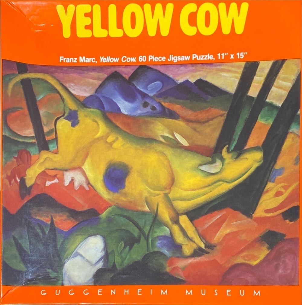 Yellow Cow - entered IPDb - The Solomon R. Guggenheim Foundation puzzle collectible - Main Image 2