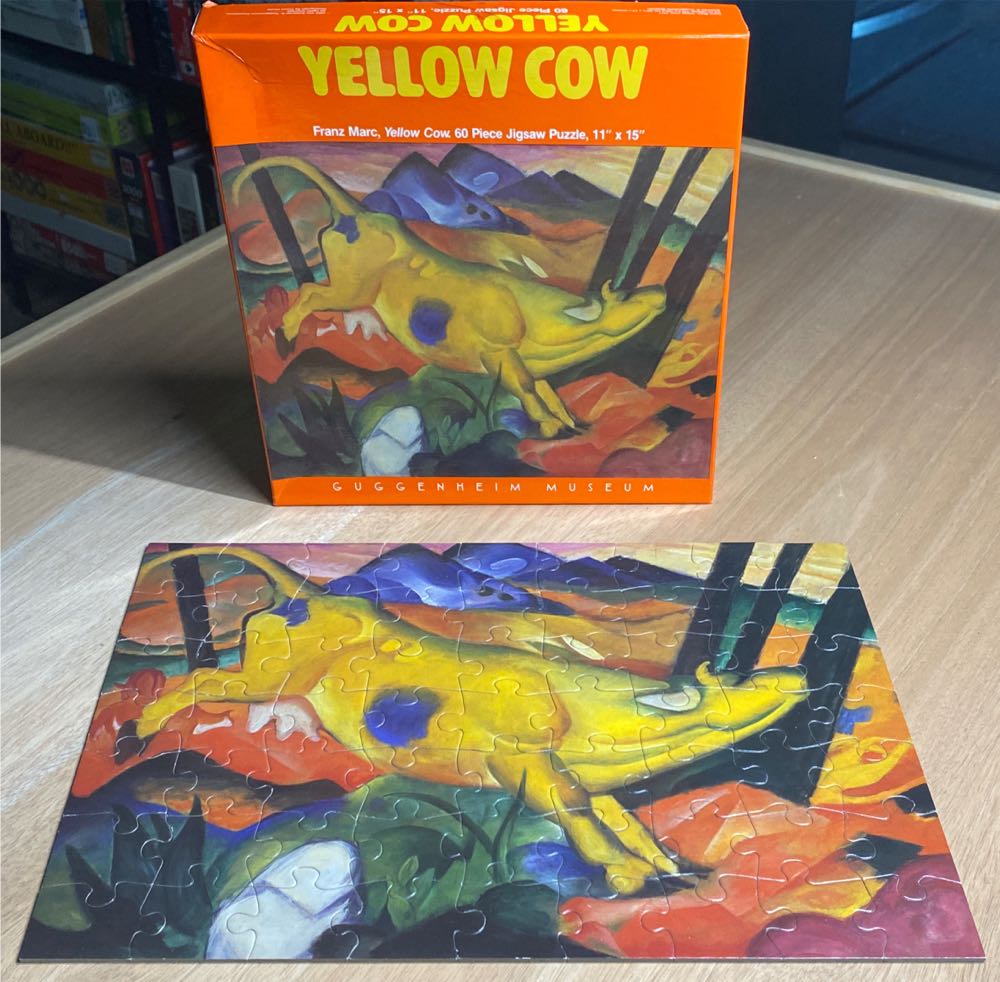 Yellow Cow - entered IPDb - The Solomon R. Guggenheim Foundation puzzle collectible - Main Image 3