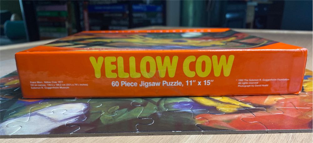 Yellow Cow - entered IPDb - The Solomon R. Guggenheim Foundation puzzle collectible - Main Image 4