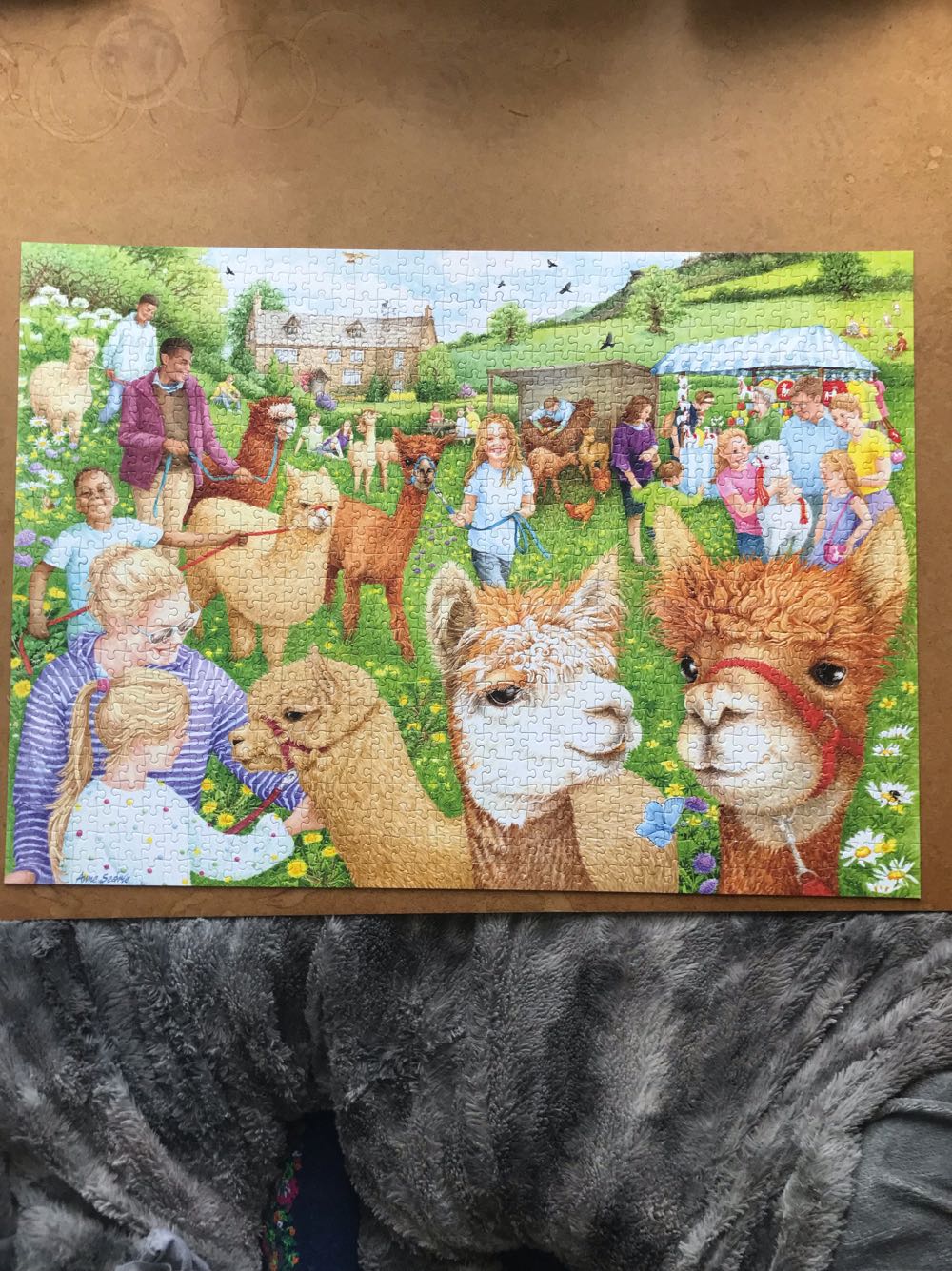 The Alpaca Farm - Falcon de luxe puzzle collectible [Barcode 8710126113745] - Main Image 2