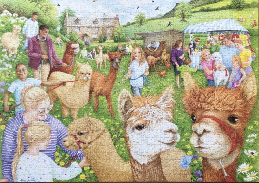 The Alpaca Farm - Falcon de luxe puzzle collectible [Barcode 8710126113745] - Main Image 3
