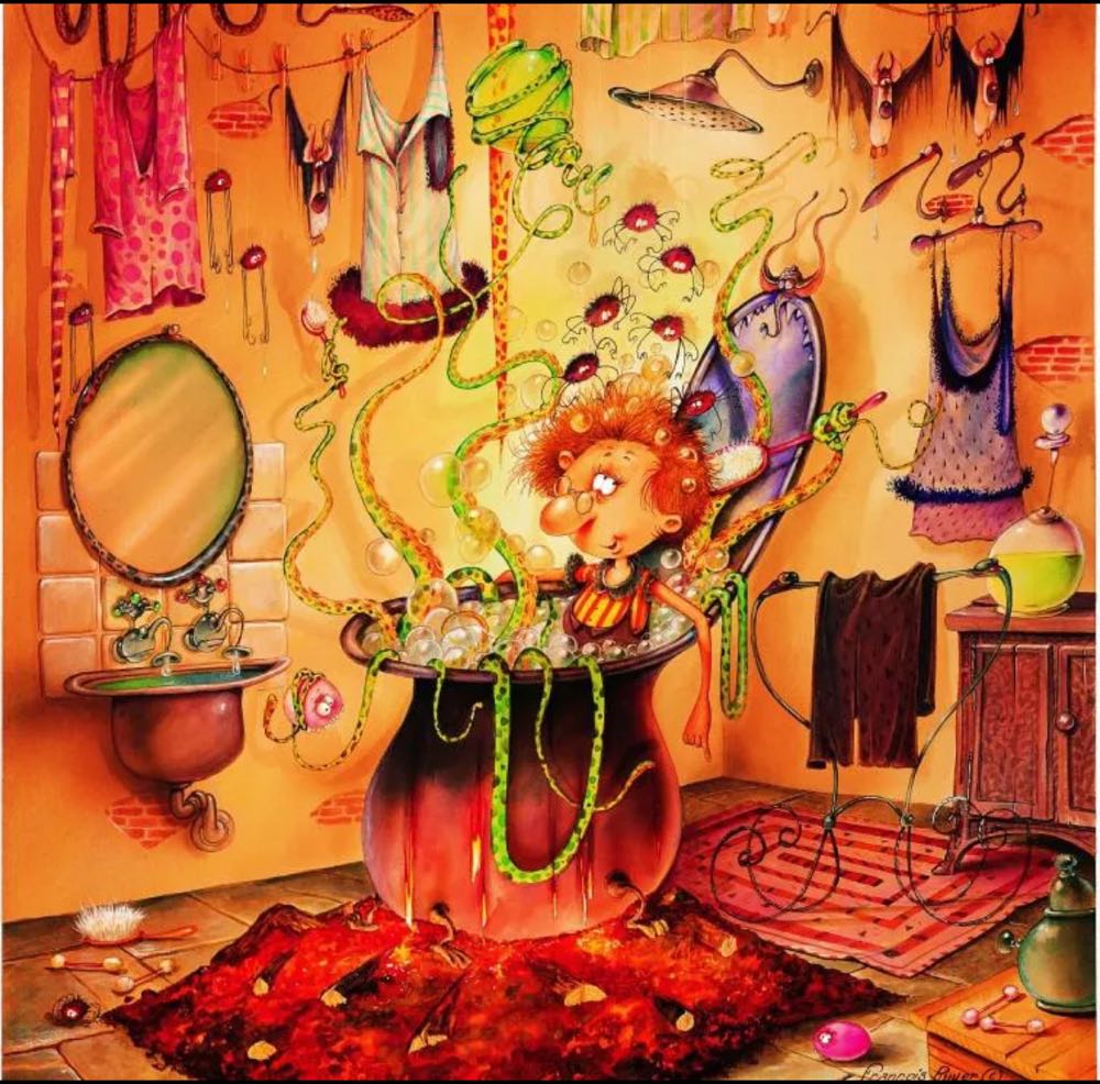 Witch - The Bathroom - Grafika puzzle collectible [Barcode 3663384523502] - Main Image 3