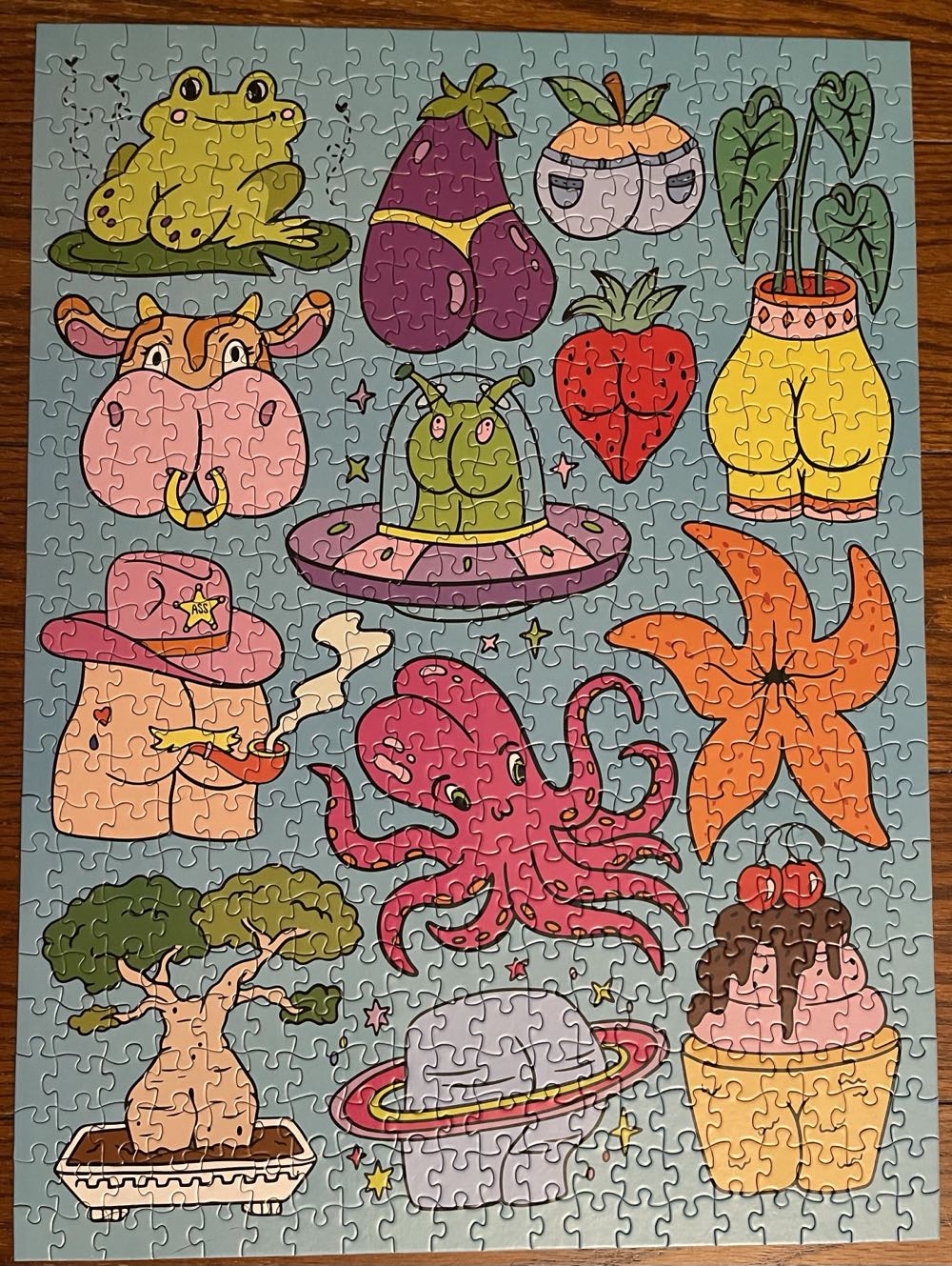 Butts Puzzle - Fun Club puzzle collectible [Barcode 850039815416] - Main Image 2