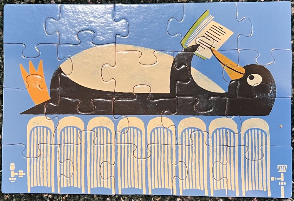 Winter Reads - SOLD - New York Puzzle Company puzzle collectible [Barcode 819844011505] - Main Image 2