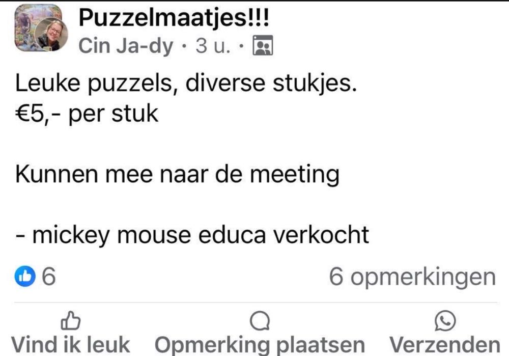 Disney Mickey Mouse In Building A Building - Educa puzzle collectible [Barcode 8412668134638] - Main Image 4