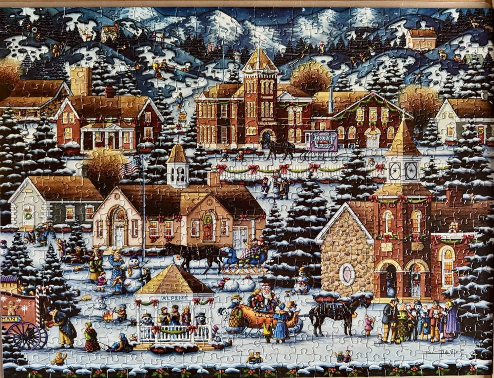 Alpine Christmas - Traded #103 - Dowdle puzzle collectible - Main Image 2