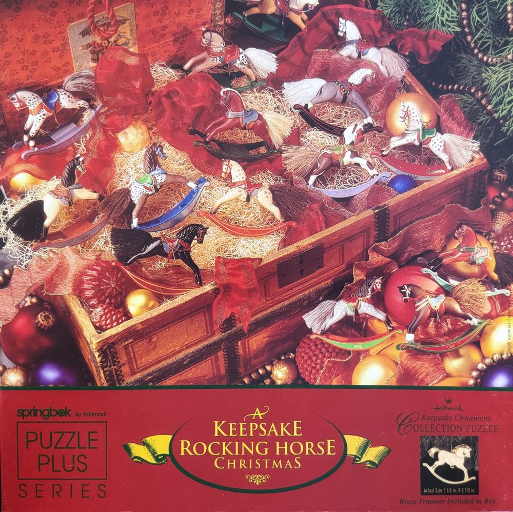 A Keepsake Rocking Horse Christmas - Springbok (Vintage) puzzle collectible - Main Image 2