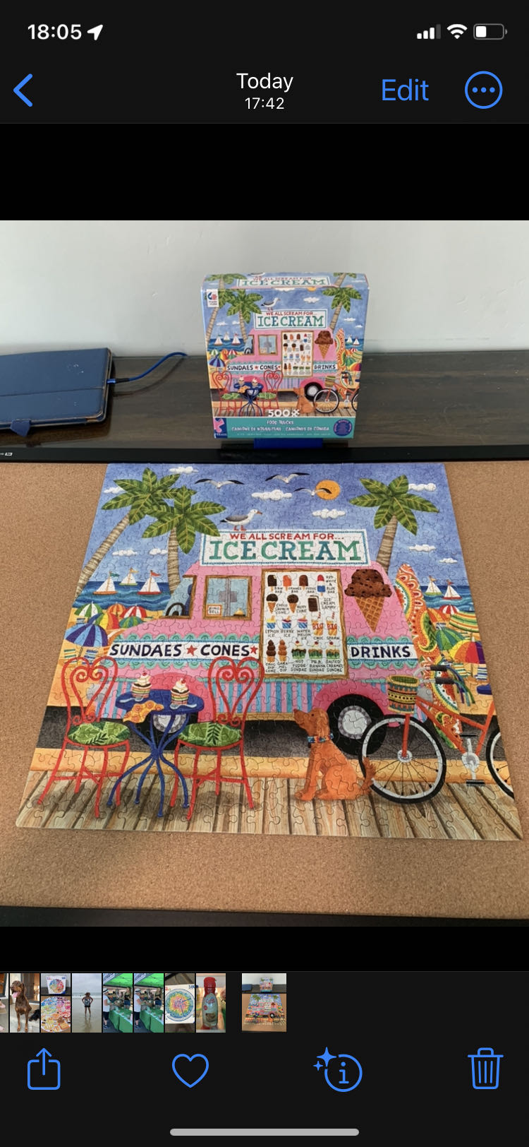 Food Trucks: Ice Cream Truck II - Ceaco 🇺🇸 puzzle collectible [Barcode 021081241953] - Main Image 3