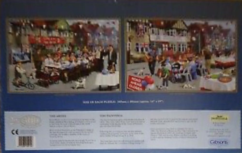 The Street Party - Gibsons puzzle collectible [Barcode 5012269050158] - Main Image 4