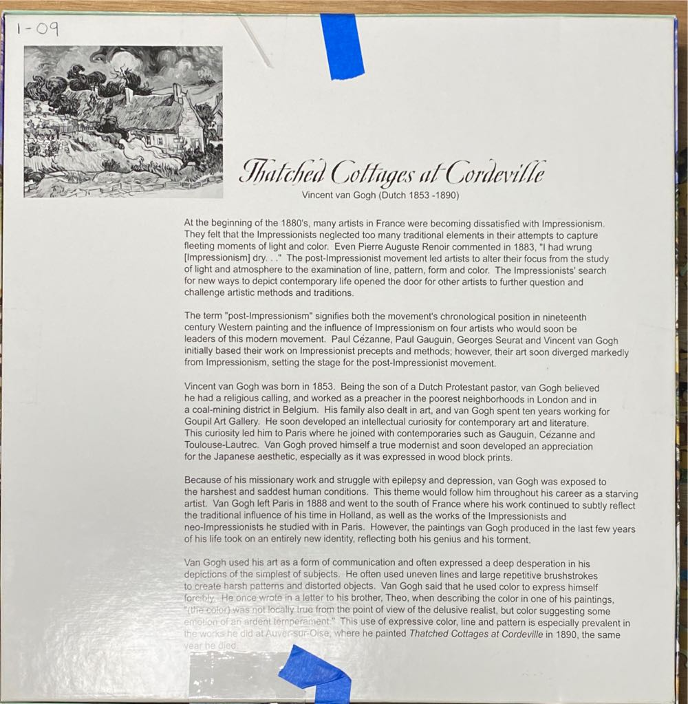 Thatched Cottages At Cordeville - Laurel Ink puzzle collectible - Main Image 2