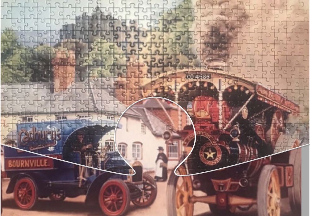 King of the Road - Ravensburger puzzle collectible [Barcode 4005556145881] - Main Image 4