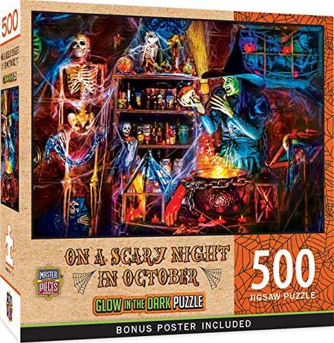  On a Scary Night In October - MasterPieces puzzle collectible [Barcode 705988322716] - Main Image 1