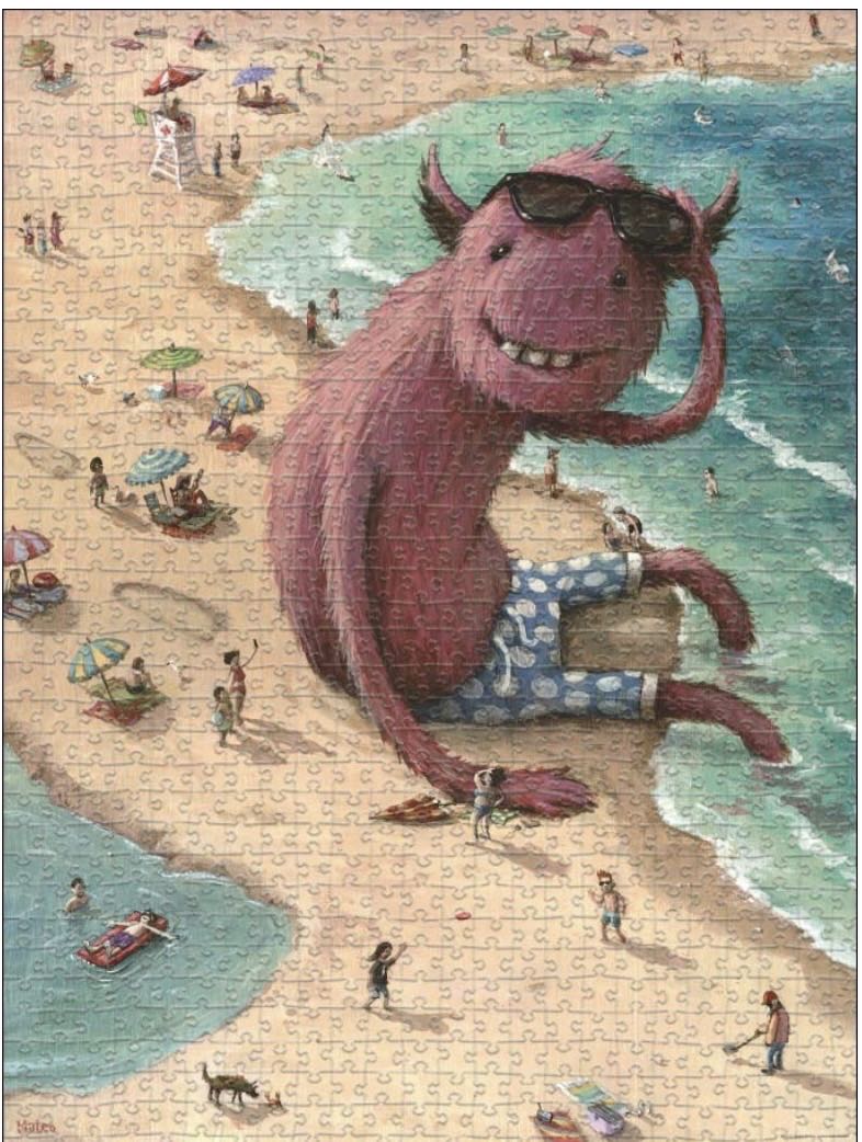 ZoZoVille Beach Boy (Ewelina Messenger) - Heye Puzzle puzzle collectible [Barcode 4001689300098] - Main Image 2